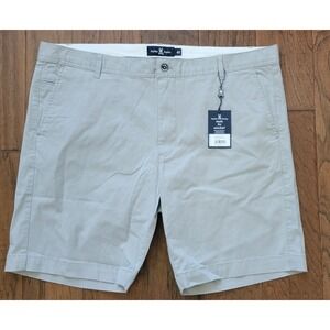 NWT‎ Psycho Bunny Mens Made For Mischief Charlie Grey Chino Shorts Sz 40x9"